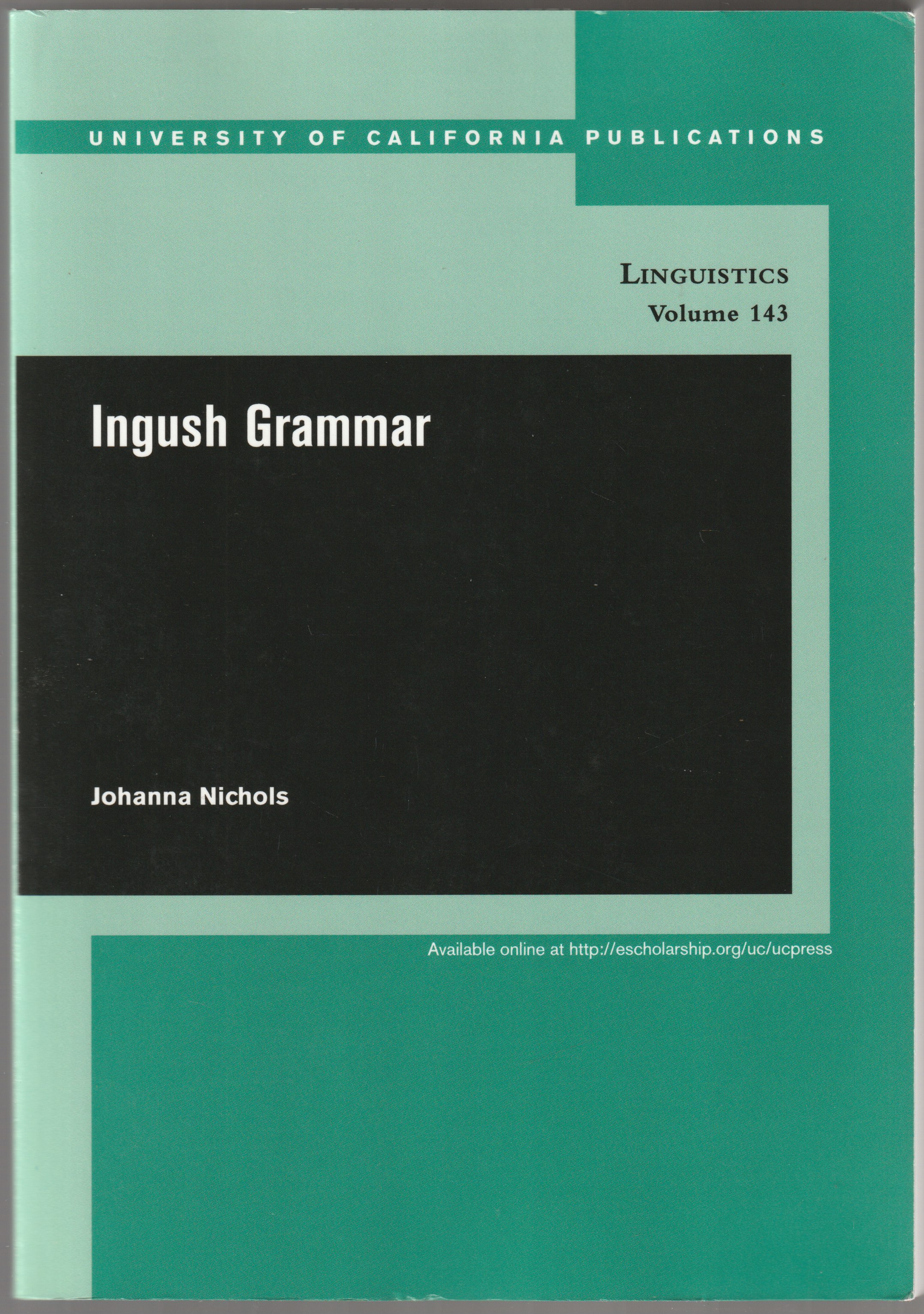 Ingush grammar. Ingush grammar.