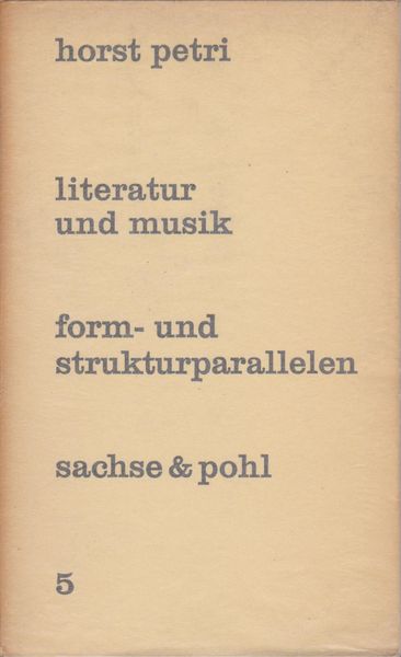 Literatur und Musik : Form- und Strukturparallelen. Literatur und Musik : Form- und Strukturparallelen.