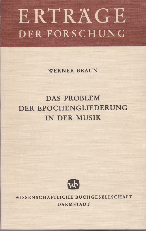 Das Problem der Epochengliederung in der Musik