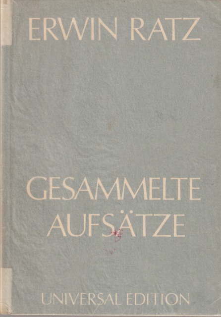 Gesammelte Aufsatze