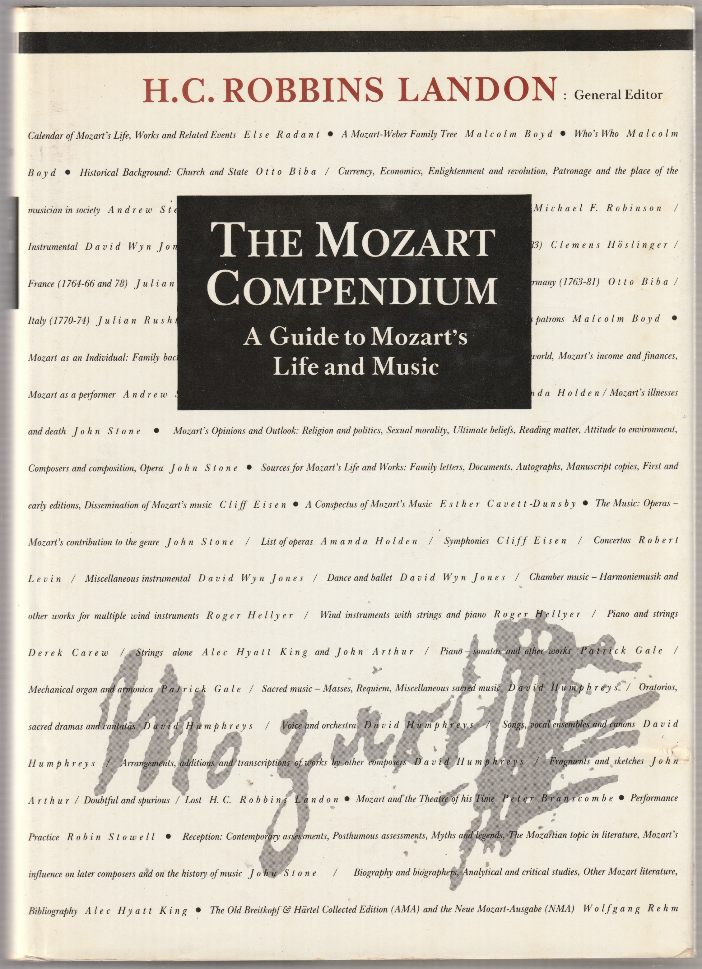 The Mozart compendium : a guide to Mozart's life and music. The Mozart compendium : a guide to Mozart's life and music.