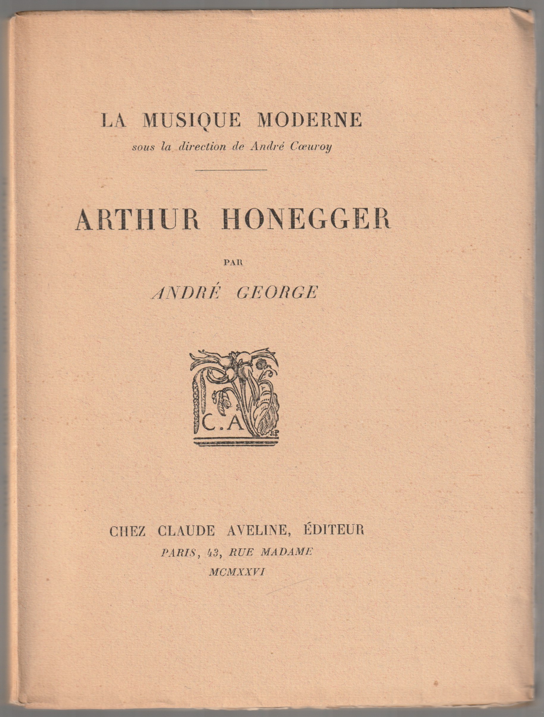 Arthur Honegger. Arthur Honegger.