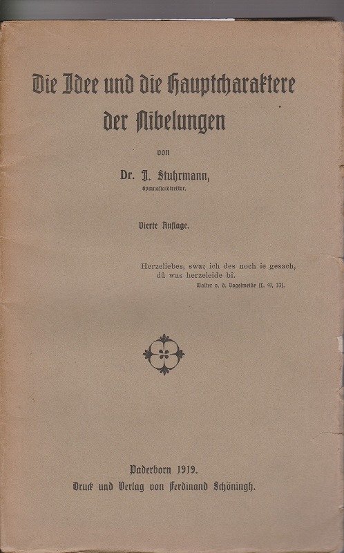 Die idee und die hauptcharaktere der Nibelungen Die idee und die hauptcharaktere der Nibelungen