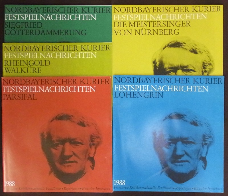 Nordbayerischer Kurier : Festspielnachrichten バイロイト音楽祭パンフレット Nordbayerischer Kurier : Festspielnachrichten バイロイト音楽祭パンフレット