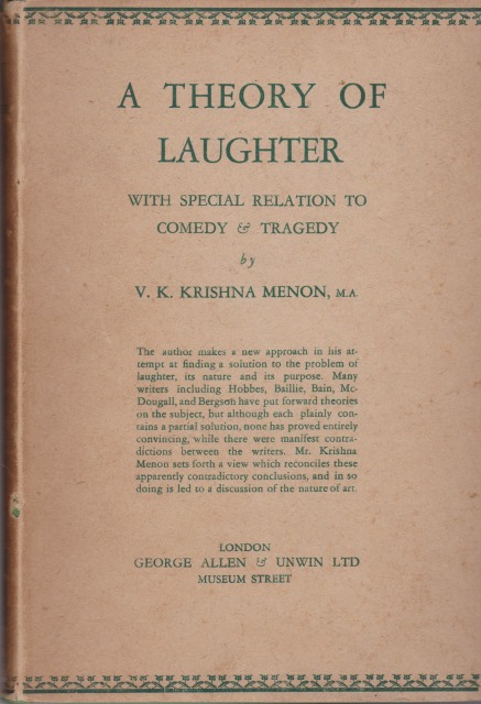 A theory of laughter : with special relation to comedy and tragedy