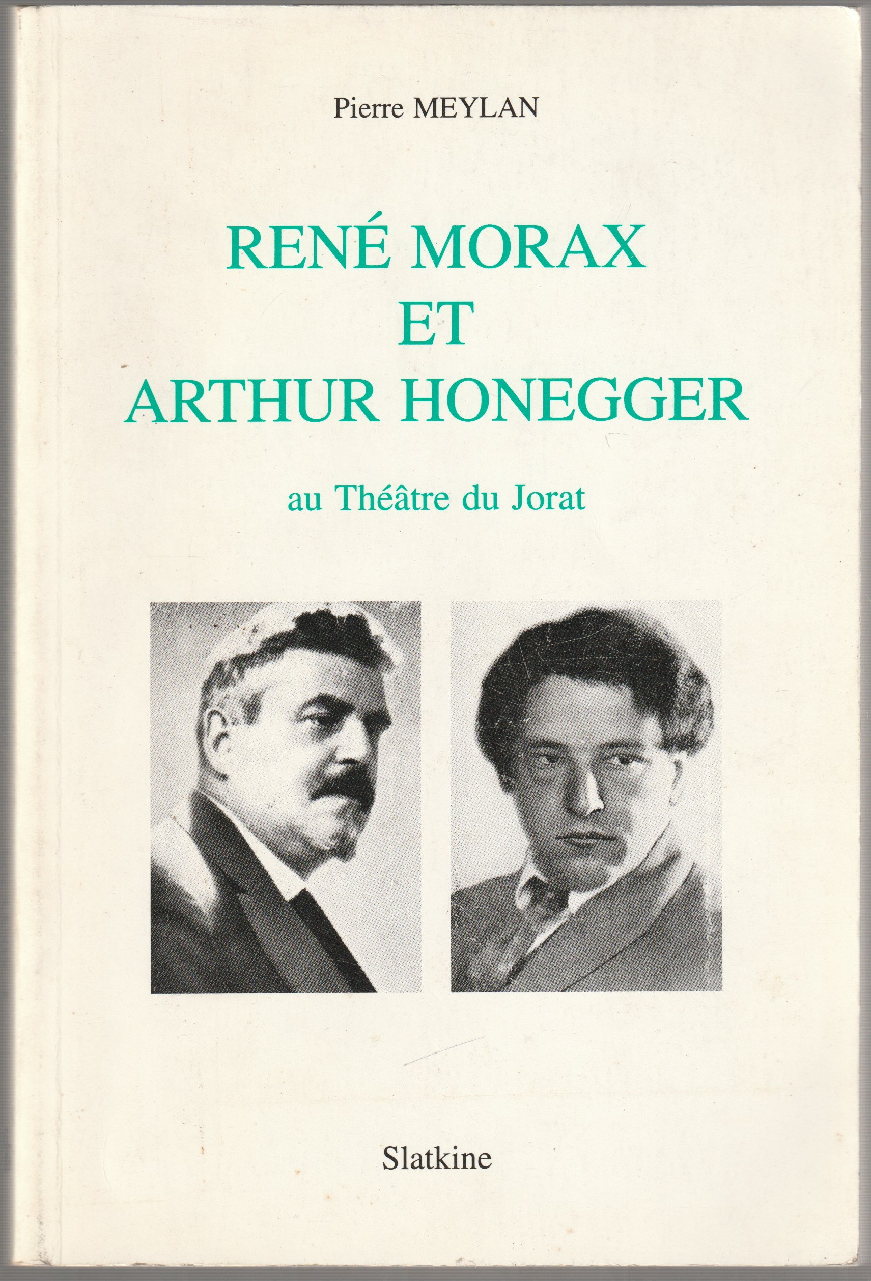 Rene Morax et Arthur Honegger au Theatre du Jorat.
