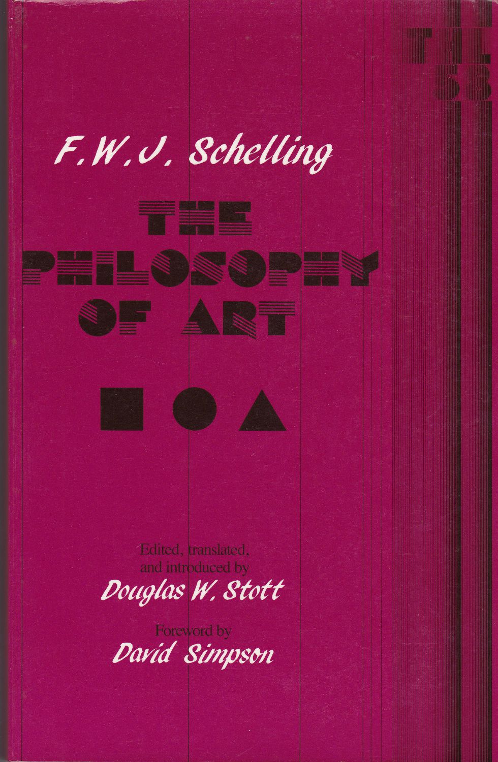 The philosophy of art.　(Theory and history of literature ; v. 58)