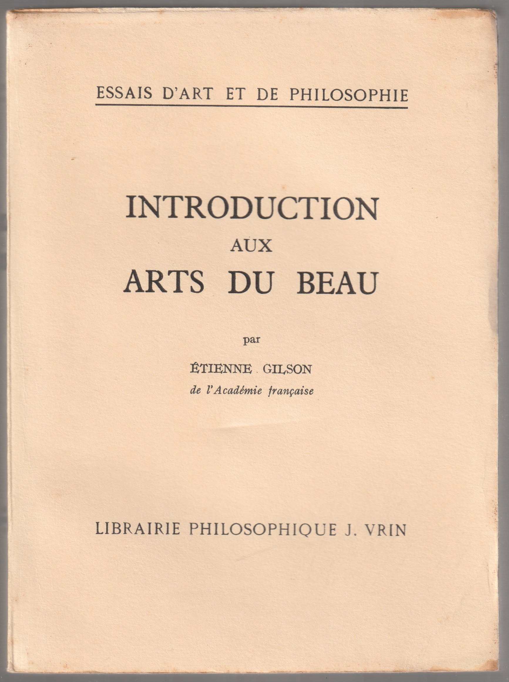 Introduction aux arts du beau. Introduction aux arts du beau.