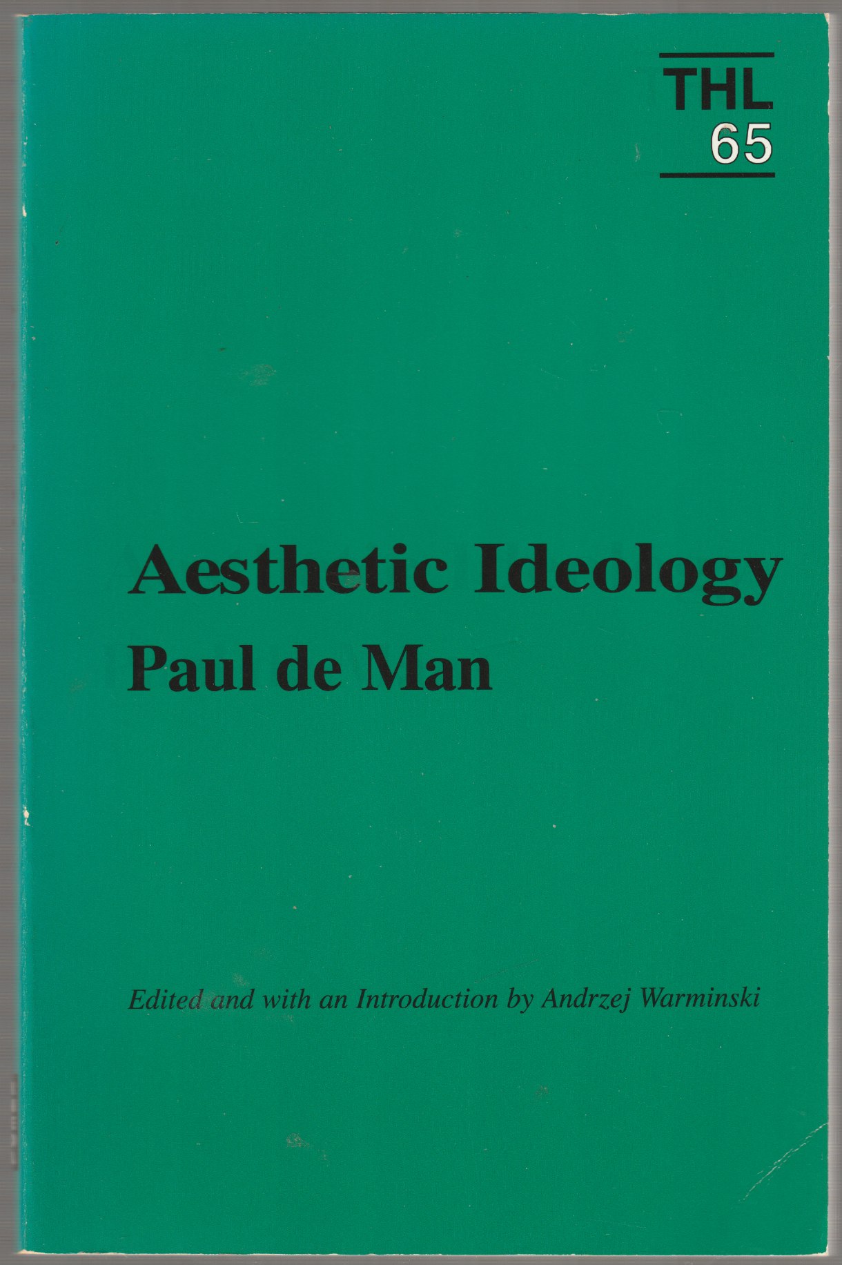 Aesthetic ideology Aesthetic ideology