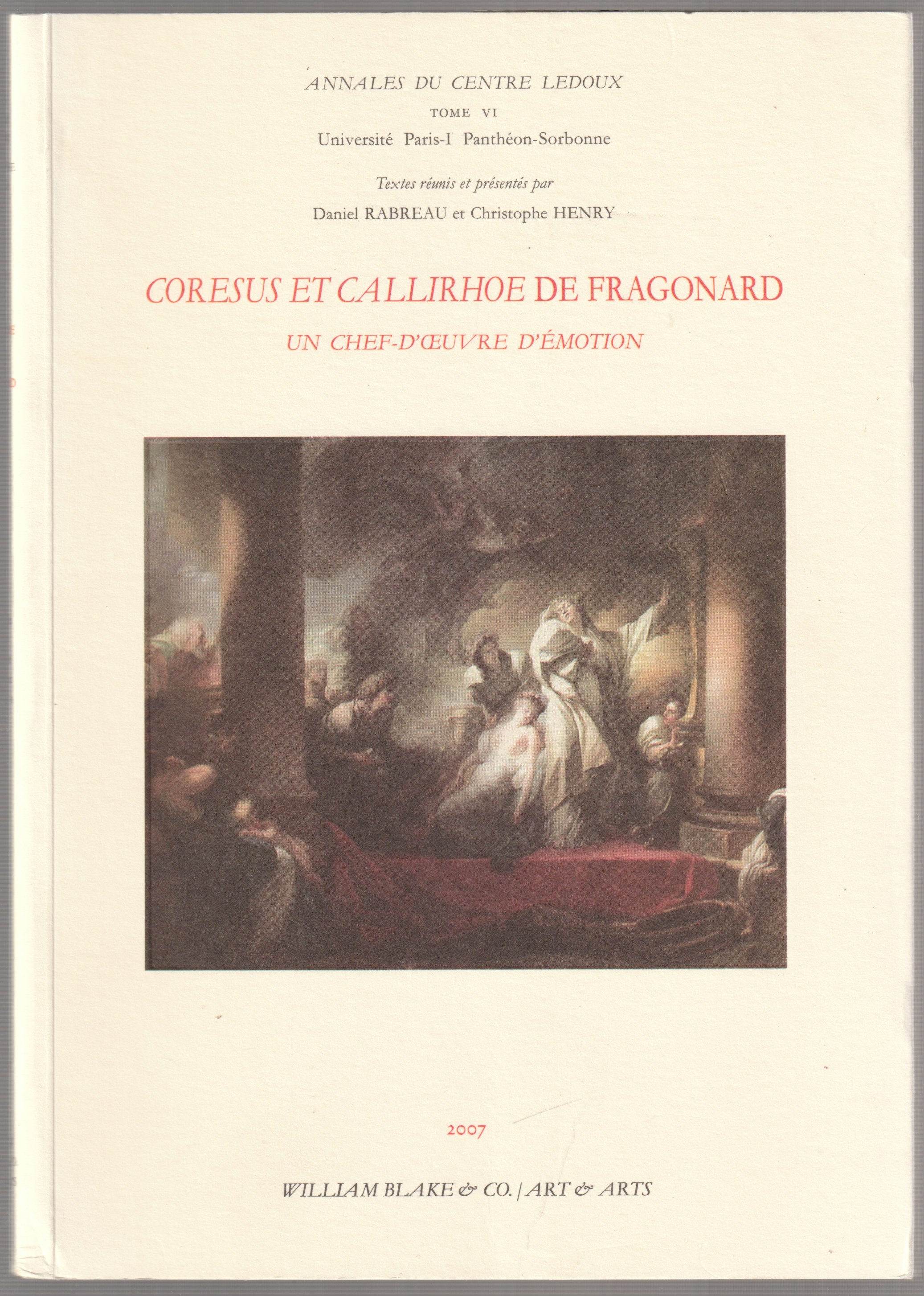 Coresus et Callirhoe de Fragonard : un chef-d'oeuvre d'emotion. Coresus et Callirhoe de Fragonard : un chef-d'oeuvre d'emotion.