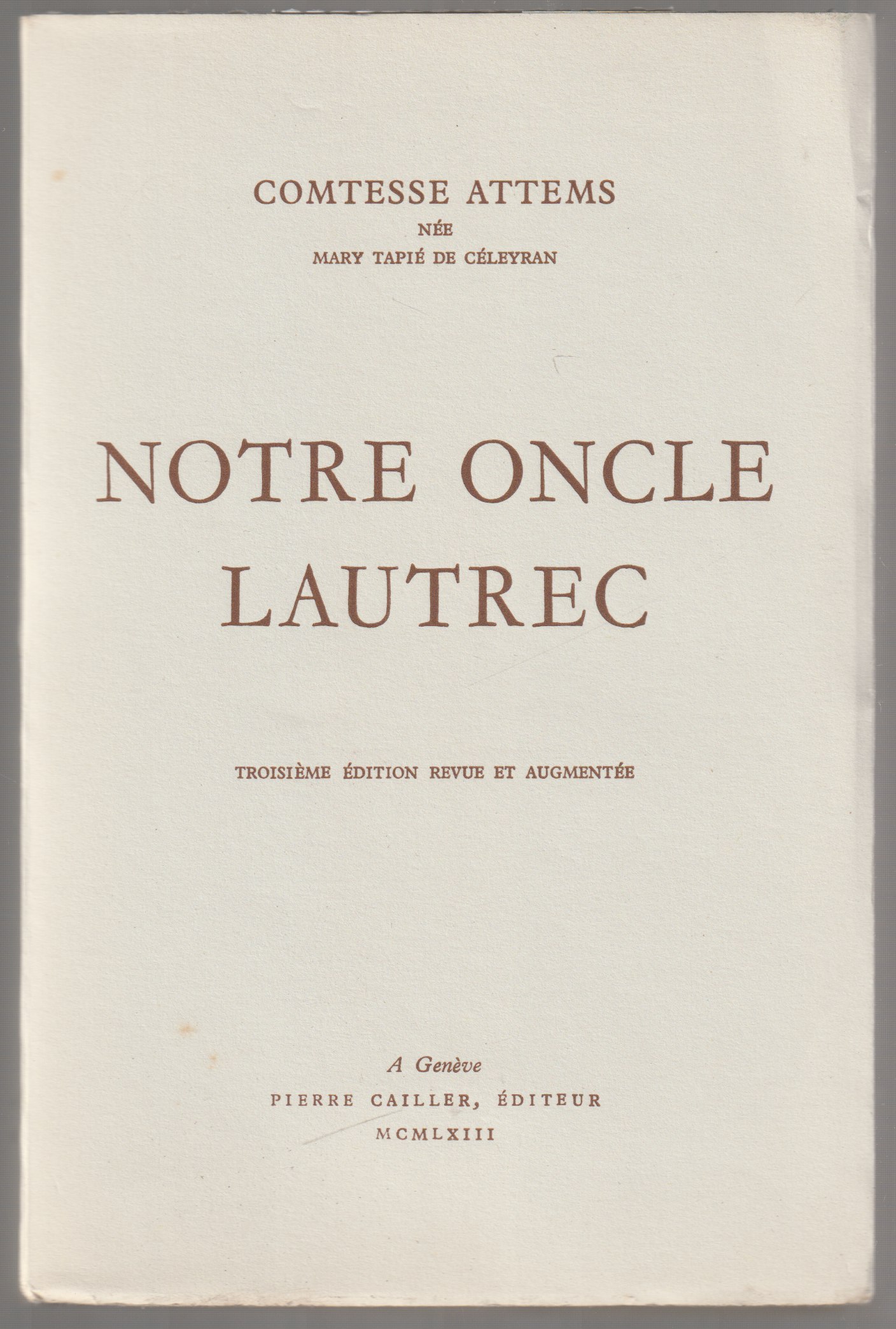 Notre oncle Lautrec.
