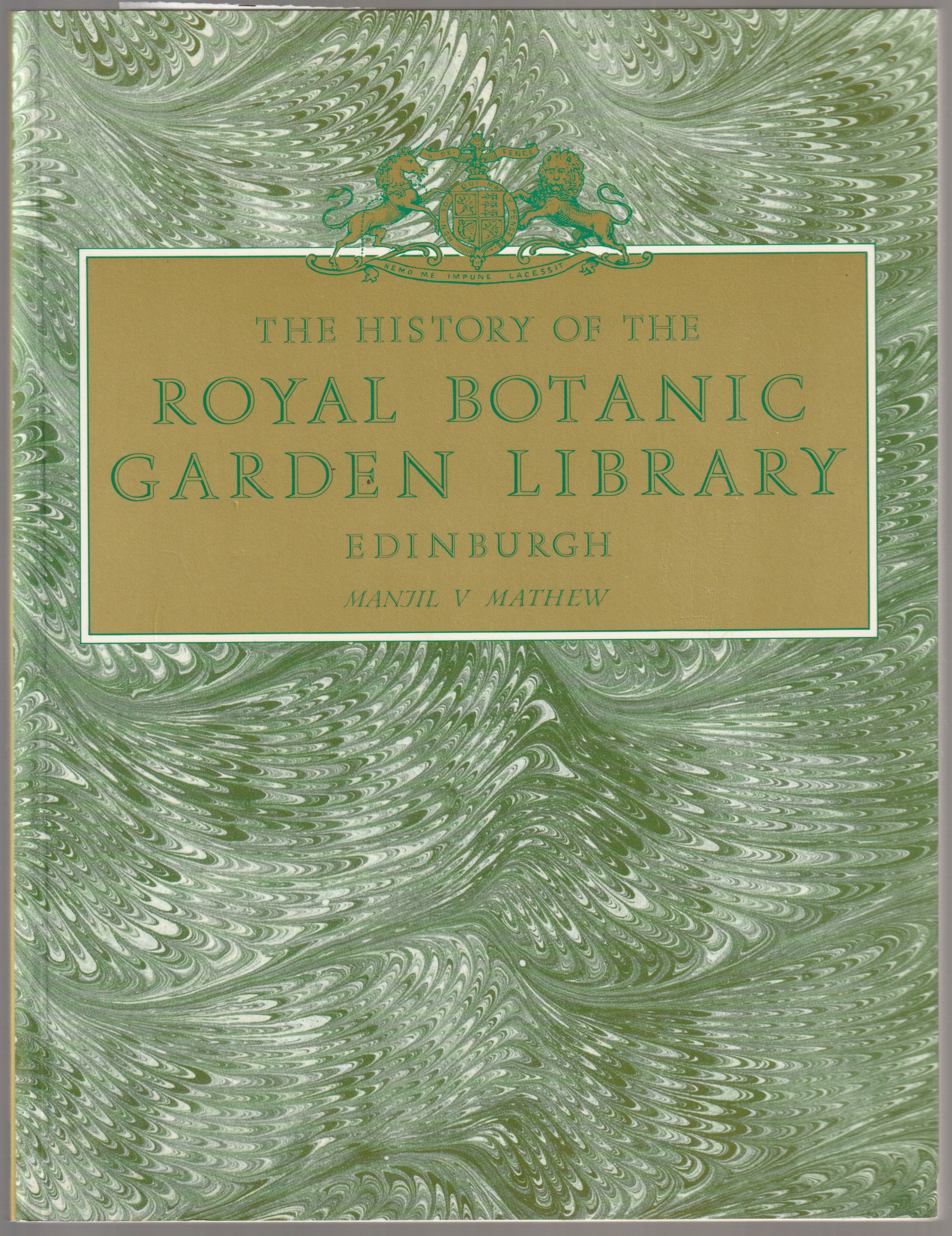 The History of the Royal Botanic Garden Library, Edinburgh. The History of the Royal Botanic Garden Library, Edinburgh.
