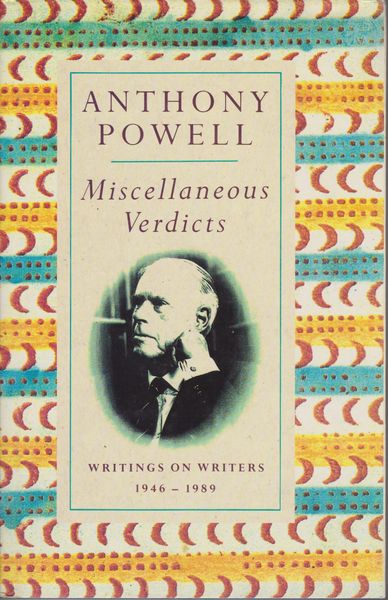 Miscellaneous verdicts : writings on writers, 1946-1989 Miscellaneous verdicts : writings on writers, 1946-1989