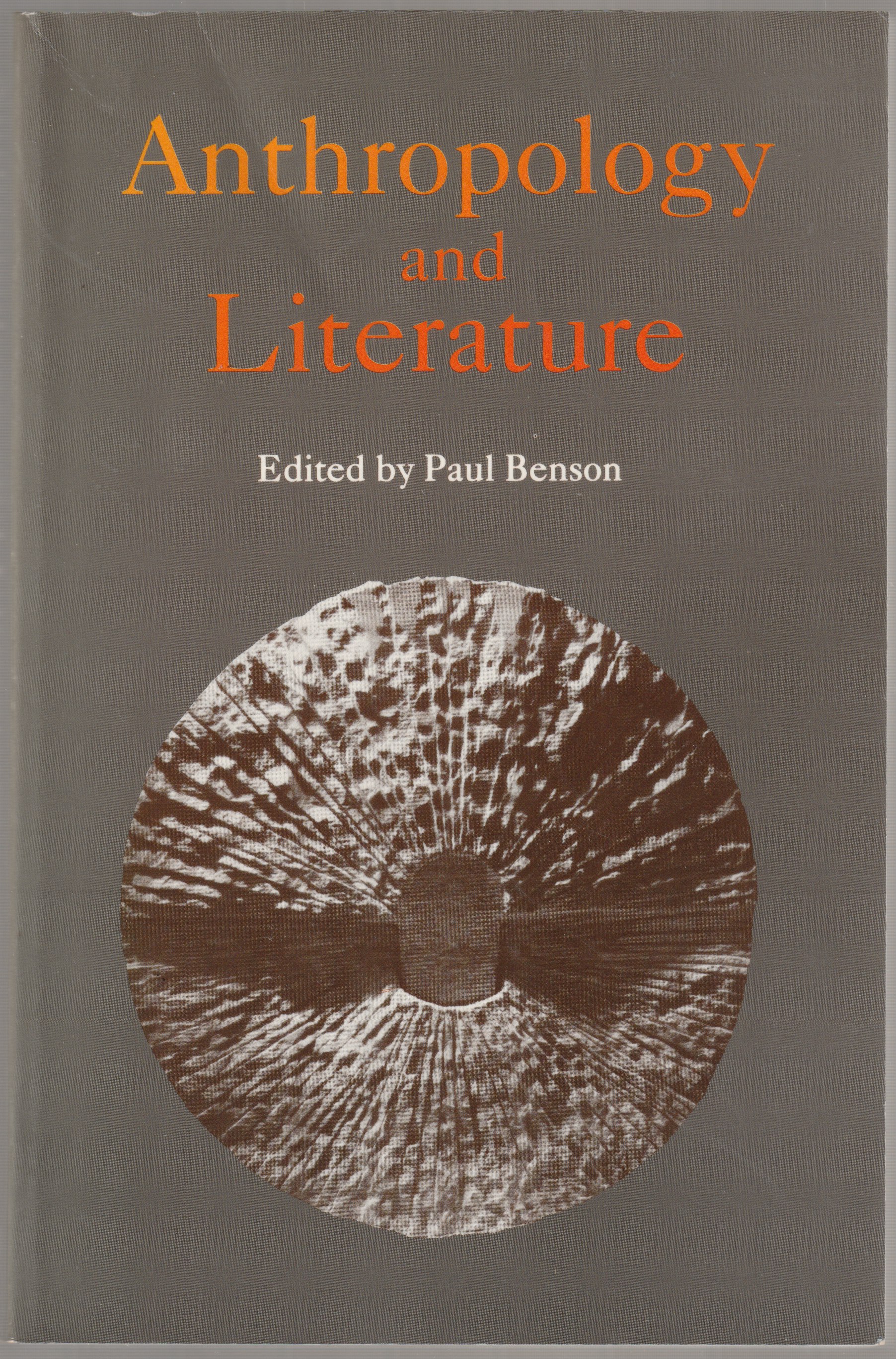 Anthropology and literature.