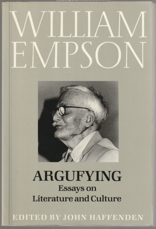 Argufying : essays on literature and culture Argufying : essays on literature and culture