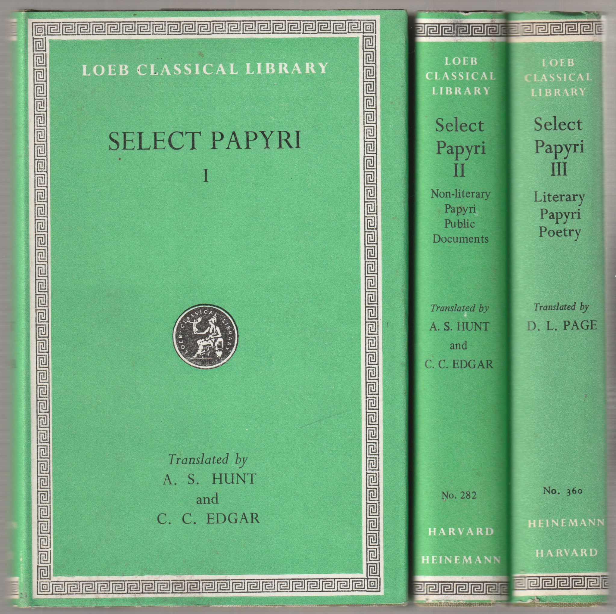 Select papyri, 1-3