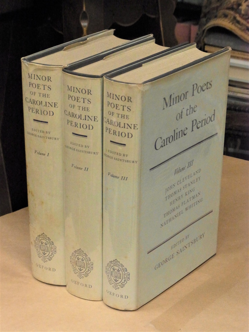 Minor poets of the Caroline period, v. 1-3 Minor poets of the Caroline period, v. 1-3