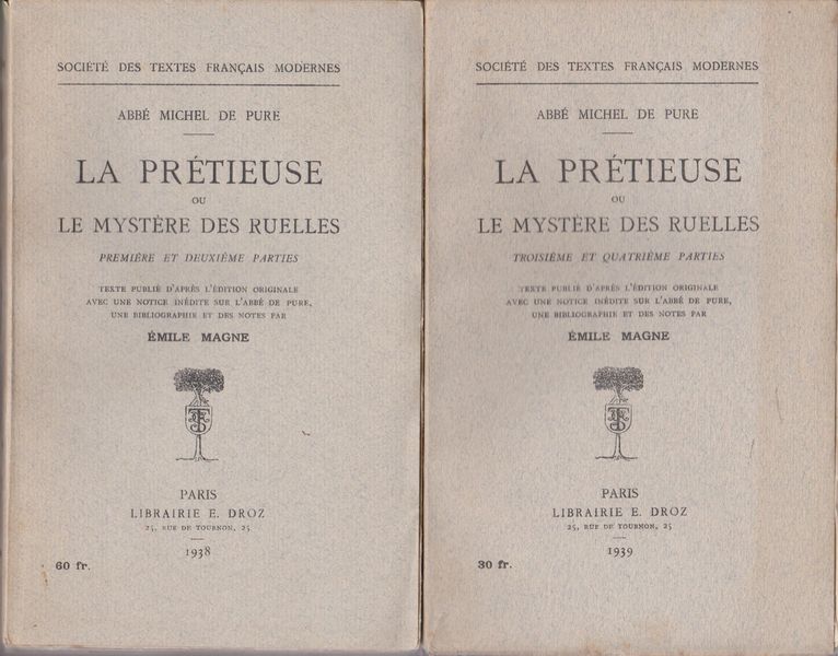 La pretieuse, ou, Le mystere des ruelles/ 1-2. (Societe des textes francais modernes) La pretieuse, ou, Le mystere des ruelles/ 1-2. (Societe des textes francais modernes)