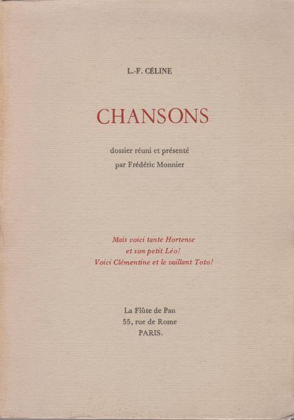 Chansons Chansons