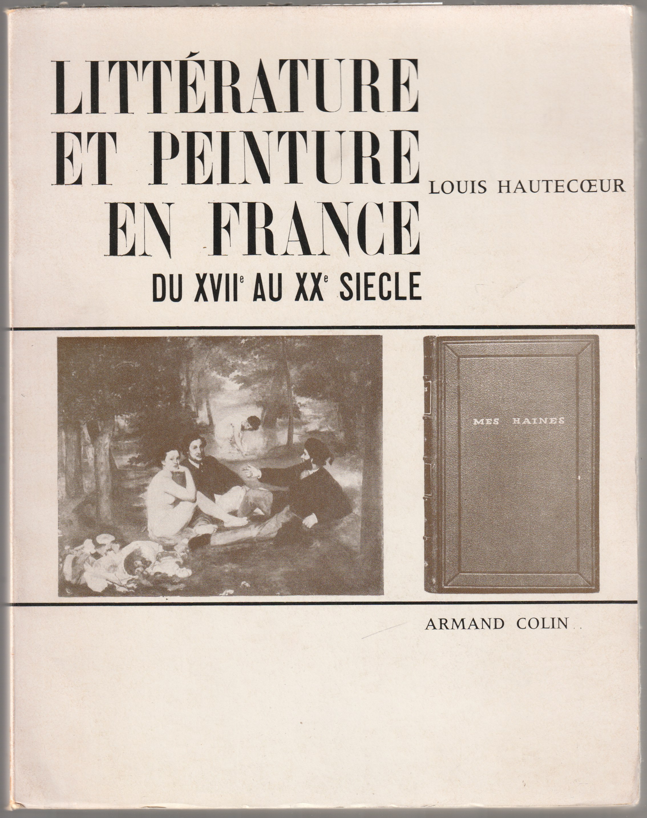 Litterature et peinture en France : du XVIIe au XXe siecle Litterature et peinture en France : du XVIIe au XXe siecle