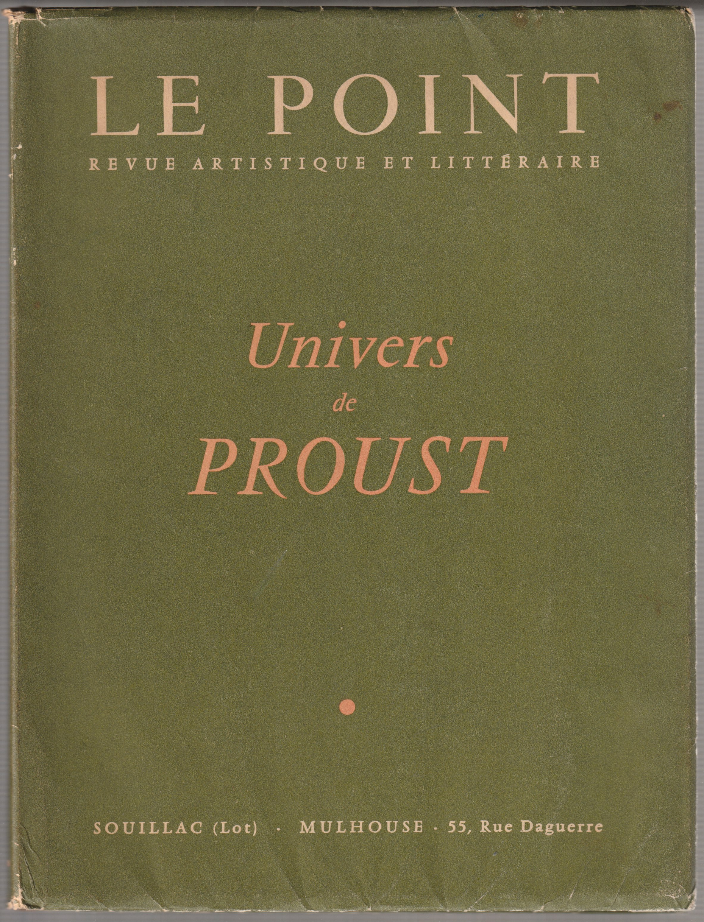 Univers de Proust.