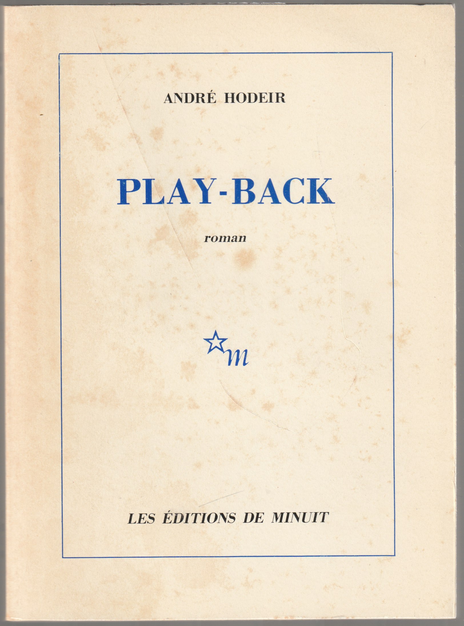 Play-back.