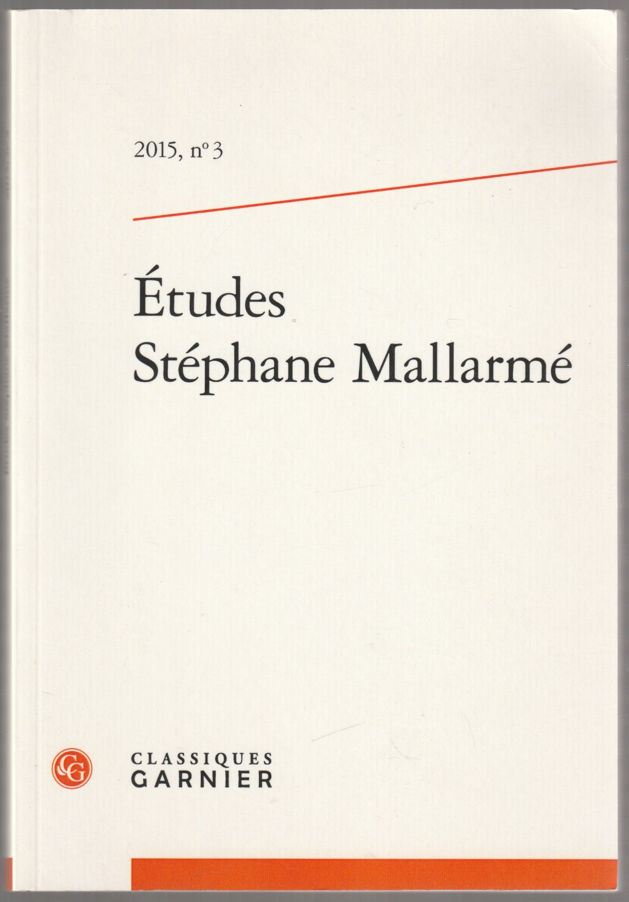 Etudes Stephane Mallarme., no 3 Etudes Stephane Mallarme., no 3