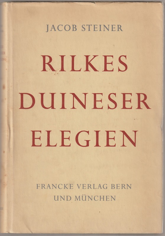 Rilkes Duineser Elegien Rilkes Duineser Elegien