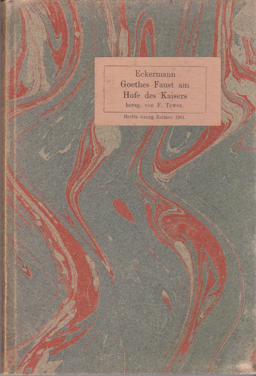 Goethes Faust am Hofe des Kaisers : in drei Akten Goethes Faust am Hofe des Kaisers : in drei Akten
