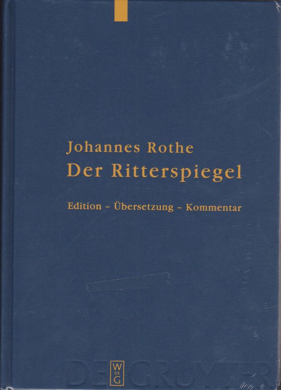 Der Ritterspiegel. Der Ritterspiegel.