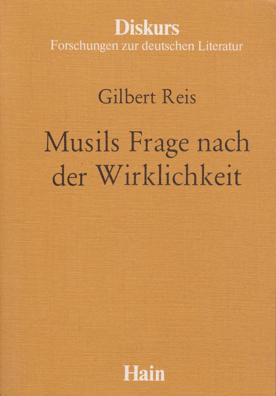 Musils Frage nach der Wirklichkeit. Musils Frage nach der Wirklichkeit.