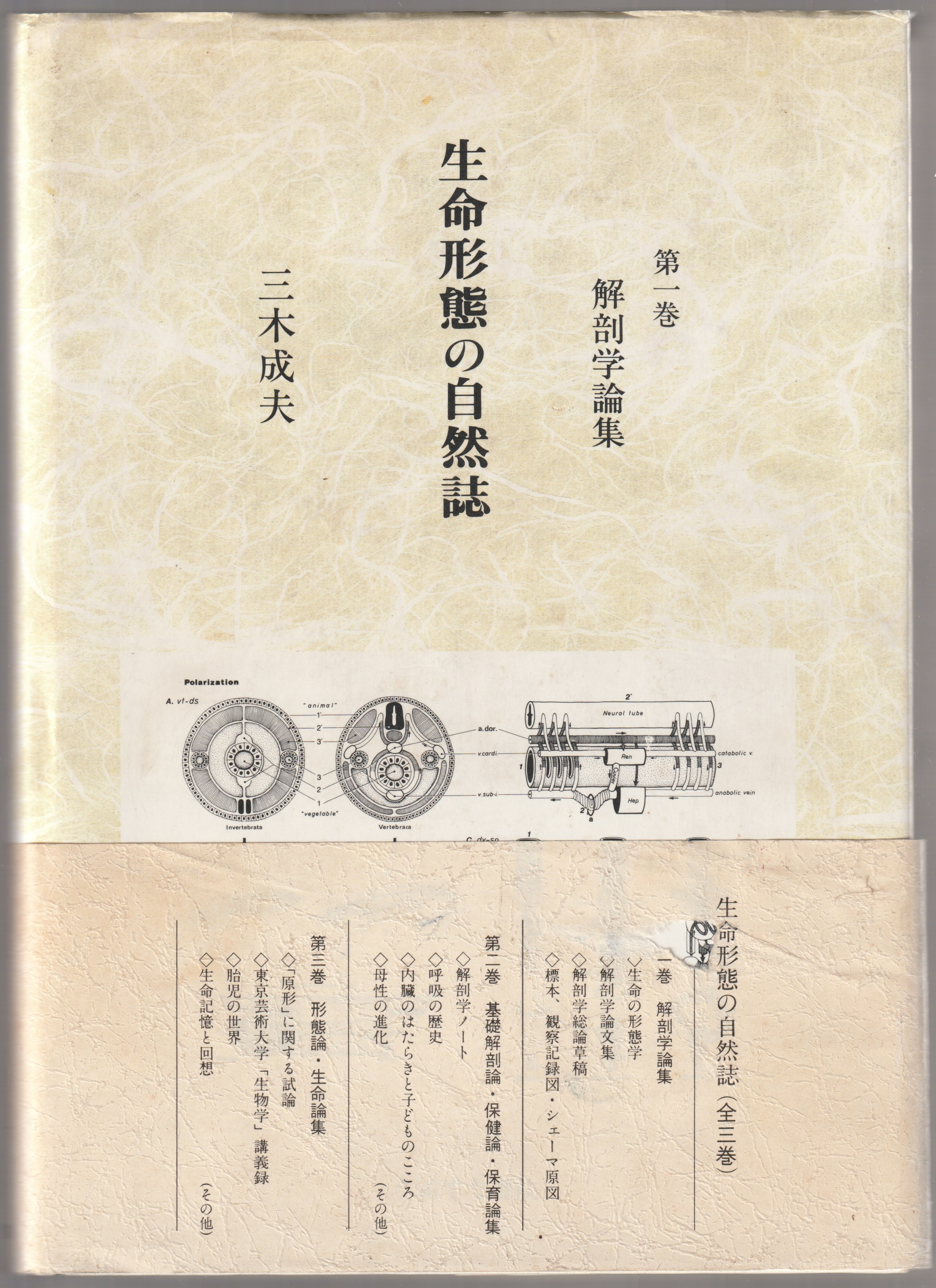 生命形態の自然誌, 第1巻 (解剖学論集)