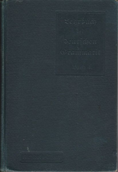 独逸文法教科書, 前編